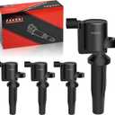 FAERSI Ignition Coil Pack of 4 Replacement for 2013-2018 Ford C-Max Escape Fusion Lincoln MKZ Hybrid Maz-da Tribute Mercury Mariner Milan L4 2.5L, DG522 UF-621