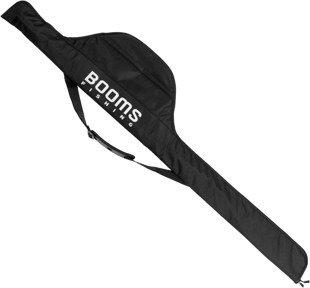 Booms Fishing PB1 Fishing Rod Case, Portable Folding Fishing Pole Case, Fishing Spinning Rod Bag, Store Up to 2 Fishing Poles with Reels, 4.4ft/53inch