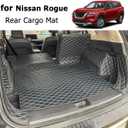 Cargo Mat Compatible with 2021-2026 Nissan Rogue Trunk Mat and Rear Backrest Mat Cargo Liners (not fit Rogue Sport)
