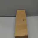 100% Blackout Faux Linen Curtains 72 Inch Long Ivory Blackout Cream White Curtains, Accordion Style Sun Blocking Drapes, 1 Panel, W52 x L72, Natural