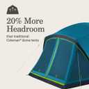 Coleman Skydome Dark Room Camping Tent with Screen Porch & 5-Minute Setup, Weatherproof Tent Blocks 90% of Sunlight, Rainfly & Carry Bag Included, Made of PFAS-Free Materials, 6-Person