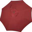 Blissun 9ft Patio Umbrella Replacement Canopy, Market Umbrella Top, Outdoor Table Umbrella Canopy for 8 Ribs, Canopy Only