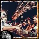 2 Pcs Halloween Human Skull 4.7 Inch Model Adult Plastic Fake Skull Head Decorations Realistic Head Bone Model Human Skeleton for Bar and Table Halloween Decor Spooky Yard