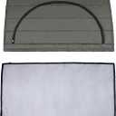 Rear Door Bed Partition for 2007-Current Mercedes-Benz Sprinter High Roof (top Half & Bottom Half Bug Screen)