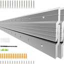 French Cleat Hanger Heavy Duty 30 Inch Aluminum Z Bar Clips for Hanging Mirrors, Pictures, Whiteboards, Shelves, and More - Interlocking Wall Mirror Mounting Hardware 200 lbs Picture Hanger
