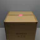 MONITO Ceramic Dinnerware 16 Pieces Dinner Set,Plates Pasta Bowls Cereal Bowls Reactive Change Glaze Dish Sets, Modern Stoneware Dishes,Gift, Creamy white