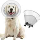 Soft Dog Cone Collar for Large Medium Small Dogs, Adjustable Cones for Dogs to Stop Licking, Recovery Collar After Surgery to Prevent Licking-Comfortable Alternative to Dog Cones(XL(Neck:17.5"-20.7") (XL)