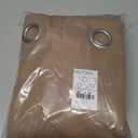 NICETOWN Thermal Insulated 100% Blackout Curtain, Noise Reducing Performance Grommet Slider Curtain with Black Lining, Full Light Blocking Patio Door Panel (Cappuccino, 1 PC, 100 inches x 84 inches)