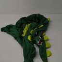 Funziez! Dinosaur Adult Onesie - T-Rex Halloween Costume - Plush Dino One Piece Cosplay Suit for Adults, Women and Men (Small, Green)