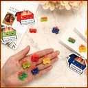 CroBlissful 60 Set Employee Appreciation Gifts Funny Dumpster Desk Accessories Response Team Glow Mini Resin Dumpster Ornament for Office Staff Coworkers Volunteer Teacher Nurse Graduation (Colorful)