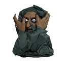 Halloween Decorations Indoor & Outdoor, Life Size Halloween Animatronics Witch Decoration with Motion and Touch Activated Lights & Sounds, Halloween Animatronics Clearance 16"×10"