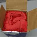 MIULEE Christmas Decorative Throw Pillow Covers Neutral Linen Fringe Throw Pillows Set of 2 Red Boho Farmhouse Cushion Covers with Tassels for Couch Sofa Bed Living Room Spring Home Decor 18x18 Inch