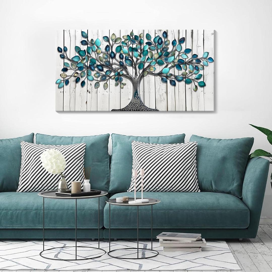 CHATYOUNG Wall Art for Bedroom - Modern Paintings Wall Pictures Green Tree of Life Landscape Artwork for Living Room Bathroom Dining Room Office Kitchen Home Decor 40"x20" CHATYOUNG Wall Art for Bedroom - Modern Paintings Wall Pictures Green Tree of Life Landscape Artwork for Living Room Bathroom Dining Room Office Kitchen Home Decor 40"x20"