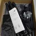 Projector Stand Tripod Adjustable, Laptop Height from 23.5 to 46.5 inches with Gooseneck Phone Holder, Floor for Office, Home, Stage, Studio, DJ Racks Holder Mount, 23.5inch-46.5inch (Black)