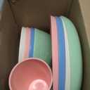 Wheat Straw Dinnerware Sets, 20 PCS Dishes Dinnerware Set Microwave and Dishwasher Safe, Lightweight Unbreakable Dishes, Reusable Dinner Plates Kids Plates and Bowls Sets for Kitchen, Camping