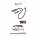 ZGear Silicone cable USB C-C 6 FT Grey