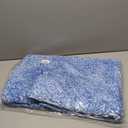 Blue Bathroom Rugs 45.6"x29.9", Extra Soft Absorbent Thick Shaggy Bath Rugs, Non Slip Quick Dry Bath Mat, Machine Washable Bath Rugs for Bathroom, Microfiber Rugs for Shower Bathtubs