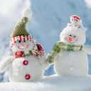 2 x Operitacx 160pcs Snowman Decoration - Plastic Red Nose Carrot, Xmas Snowman Nose