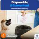 American Kennel Club Female Dog Wrap, Disposable Diapers with Wetness Indicator, (Extra Large Low Tail, 50, Count)