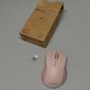 Perixx PERIMICE-621P Wireless Mouse - Silent Click with Ergo Design - Compatible for Desktop and Laptop PC - Wireless 2.4 GHz - Pink