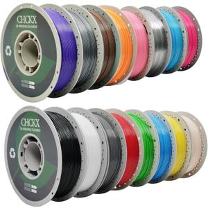 PETG 3D Printer Filament Bundle, 16Rolls,Dimensional Accuracy +/- 0.03 mm, 1kg Spool(2.2lbs), 1.75 mm Fit for Most 3D Printers,16-Multicolor Assortment
