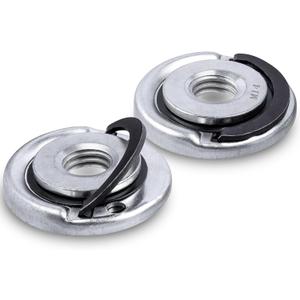 Yakamoz 2Pcs Quick Release Angle Grinder Locking Nuts M14 Flange Nut Replacement Lock Nuts for Angle Grinder with M14 Spindle