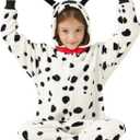 Unisex Children Animal Onesie Pajamas,Kids Flannel Halloween Cosplay Costume/Homewear/Sleepwear