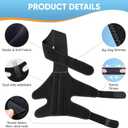 Dog Knee Brace for Hind & Rear Legs,Adjustable Dogs Compression Brace with Joint Instability, Torn ACL, Limping or Osteoarthritis - Reduces Pain and Inflammation,Post Surgery Care Recovery-Black (M)