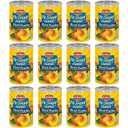 Del Monte No Sugar Added Yellow Cling Sliced Canned Peaches, 14.5 oz Can (Pack of 12) (EXP 04/28/26)