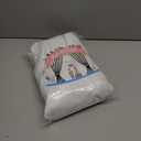 White Backdrop Curtains 2 Panels, 10 Feet Wrinkle-Free Polyester Photography Backdrop Drapes for Wedding Baby Shower Party Background Backdrop Stand- 8FTX10FT (White)