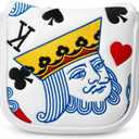 Golf Head Covers,Poker Diamond King Putter Cover Driver Headcovers Fariway Wood Head Cover Hybrid Covers Leahter Golf Club Covers for Most Brand