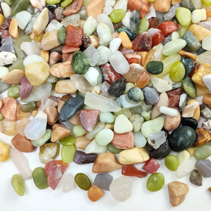 5lbs Small Succulent Rocks, 3/8 Inch Colorful Pebbles for Plants, Decorative Rocks for Plants Indoor, Vases, Planters and Outdoor Gardening Stones