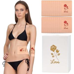 Castor Oil Packs, 14Pcs Castor Oil Wrap   Thickness Cotton Flannel, No Wash for Travel Anti Oil Leakage Design, Use with Jamaican Black Castor Oil on Liver or Body Joint