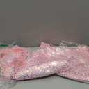 Remagr 6 Pcs Iridescent Pink Sequin Table Runner 12 x 72 Inch Mermaid Table Runner Glitter Sequin Sparkly Desk Cover for Wedding Birthday Party Ceremony Supplies Decor