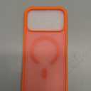 SUPFINE Magnetic for iPhone 17 Pro Max Case (Compatible with MagSafe)(Military Grade Drop Protection) Translucent Matte Shockproof with Anti-Fingerprint Phone Cover 2025,Orange