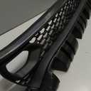 Front Upper Grille Assembly Compatible With 2015-2023 Dodge Charger SRT Pursuit R/T SE GT Scat Pack Daytona Replacement for 68417502AA Mesh Grill W/ 2 Side Bezels