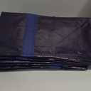 6 Pack Extra Large Heavy Duty Moving Bags with Reinforced Zipper & Wide Handles, Moisture-Resistant Storage Bins Packing Cubes for Clothes, College Dorm, Travel, and Home Organization, Dark Blue