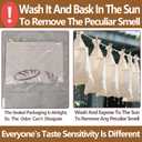 3-Pack Bread Bags for Homemade Bread Sourdough with Inner Lining, Linen Breads Bags Keeps Breads Fresh, Reusable Bread's Storage Bag, Flax Sourdough Bread's Bag's for Sourdough's Bag(17x13 In Lager)