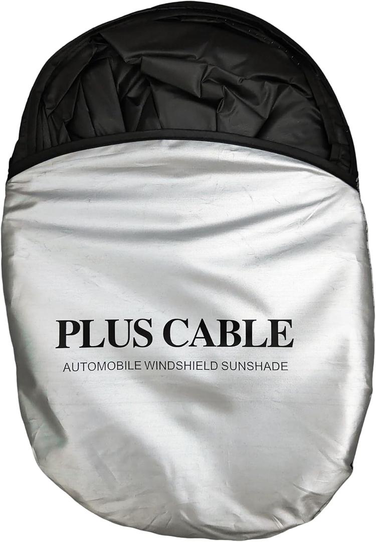 Automobile Windshield Sunshades, Foldable Windshield Sun Shade,Protect Car from Sun Ray Damage, Windshield Crack Repair Kit
