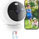 Noorio Security Cameras Wireless Outdoor Magnetic, 1080P Battery Powered Indoor Cameras for Home Security, Smart Motion Detection Outdoor Pet Dog Camera, Free Local Storage MagCam, 2.4G WiFi, B200S