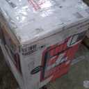 Frigidaire Retro Compact Refrigerator with Glass Door, 3.2 cu ft Countertop Fridge, Rounded Corners, Premium, for Office, Bedroom, Dorm Room, Cabin (Red)