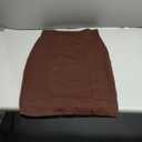 Urban CoCo Women's Knee Length Stretch Pencil Skirt High Waisted Bodycon Midi Straight Skirt (Medium, Chocolate)