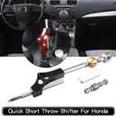 RYANSTAR Shifter Extender Adjustable Short Shifter Compatible with Ciciv CRX Del Sol Acura Integra B or D Series Engine Black