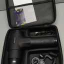 AERLANG Massage Gun with Heat Deep Tissue Back Massager Neck Massager for Pain Relief,Muscle Percussion Massage Gun, Birthday Gifts for Men Women Dad him Handheld Message Gun with 7Heads&Silent (Black)