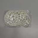 Yalikop 11.8 ft Beige Faux Pearl Beads Garland for Valentine Tree Pearl Garland Strand Chain Wedding Decoration for Floral Centerpieces Wedding Party Favor Mantel Fireplace Stairs