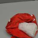 Mushroom Trick or Treat Bag Halloween Costume Accessories Cute Standard Portable with Handle Reusable Multipurpose for Halloween Gifts Party Favors Supplies (White and Red)