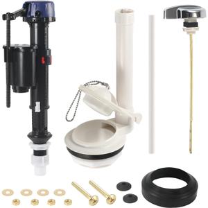 Toilet Flush Valve Kit & Toilet Water Fill Valve Fit for American Standard Champion 4 & Titan, Fit for Duravit Adjustable Quiet Fill Valve