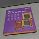 1-4 Players Shut The Box Dice Game, Traditional Wooden Pub Bar Board Game, Family Classics Tabletop Version Games for Classroom, Party, or Pub