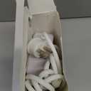 10 Ft Surge Protector Power Strip - YISHU 3 Side Outlet Extender with 8 Widely AC Outlets and 4 USB Ports, 10 Feet Extension Cord with Flat Plug, Wall Mount Desk USB Charging Station, ETL,White