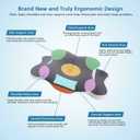 Ergo Pillow for Sleep Apnea, Neck Pain, and Snoring Relief | Cervical Neck Pillow for Side Sleepers | Orthopedic Memory Foam with Ergonomic Support